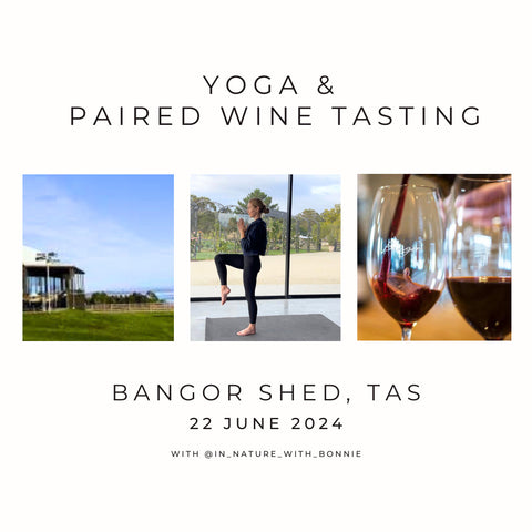 Yoga + wine tasting at Bangor