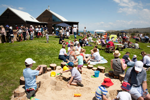 Australia Day Lamb BBQ at Bangor Tasmania