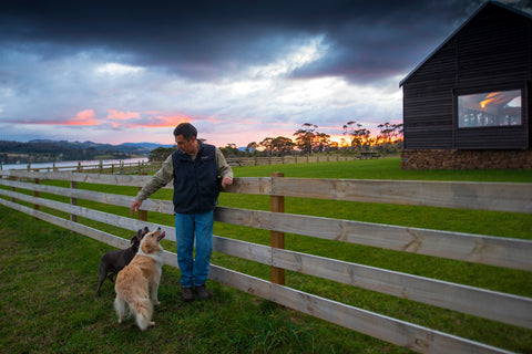 Bangor is a beautiful country Tasmanian vineyard.