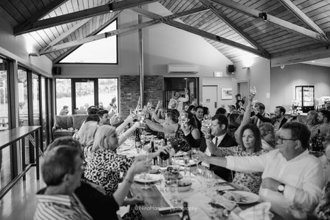Function and reception venue at Bangor near Hobart, Tasmania. @NinaHamiltonPhotogaphy.