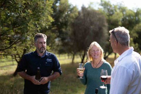 Wine tasting in the vines tour, Tasmanian Wine