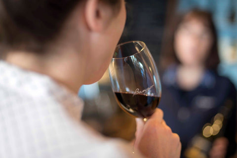 Wine tasting at Bangor Vineyard Shed, Tasmania
