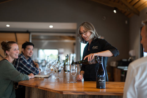 Wine Tasting at Bangor Vineyard Shed, Tasmania