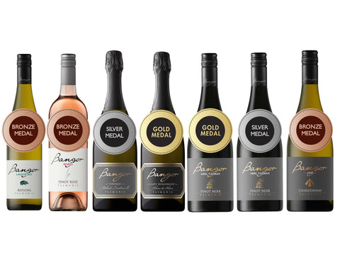 Taste Bangor's range of award winning Tasmanian wines.