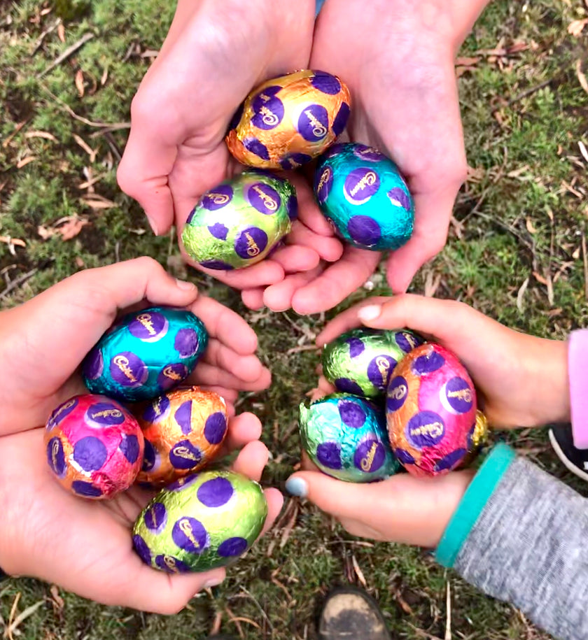 Easter at Bangor egg hunt in the vines! Bangor Vineyard Shed