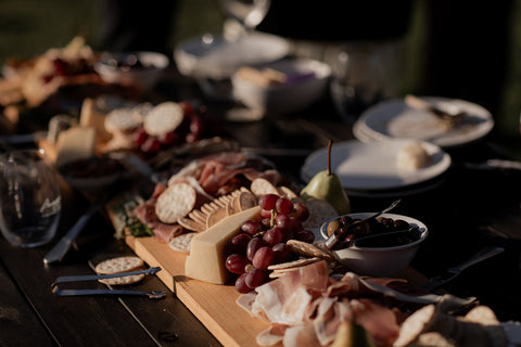 Catering for celebrations at Bangor Vineyard Shed, Hobart.