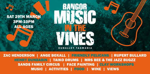 Bangor Music in the Vines Festival, Tasmanian Live Music