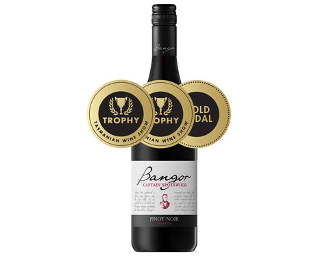 Bangor Captain Spotswood Pinot Noir - Award Winning Tasmanian Red Wine