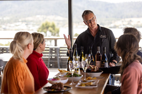 Wine Tasting at Bangor Vineyard Shed, Tasmania