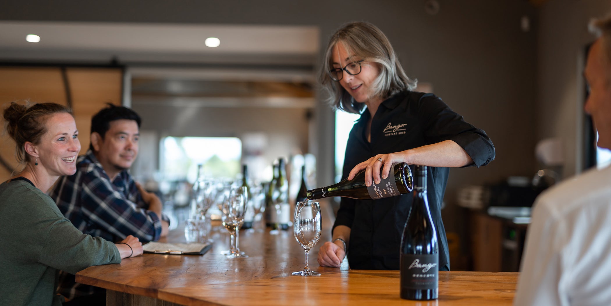 Wine Tasting Bangor Vineyard Shed